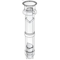 ODK.A5021001 Komin, priem.125mm  80/125 Fe