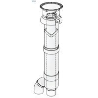 ODK.A5021002 Komin 2x80, priem.125mm Fe