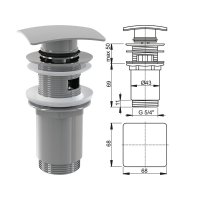 Alc.Pileta Um.klik 5/4" štvo.A393