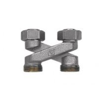 HERZ Križový kus tvaru X  50mm   1300422  G3/4" - M22x1,5