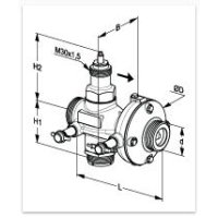 Heim.reg.prie.TA KTM 512 FC 12 DN40/50