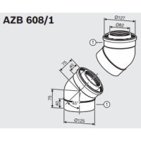 Junkers Bosch AZB 609 T kus s kontr.otvorom