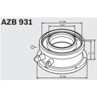 Junkers Bosch  adapter 80/125 (AZB 931)