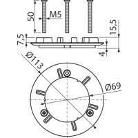 Alca ND KRUZOK SIFONU KOMPLETNY 90 LOW