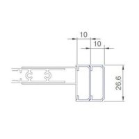 ROTH Rozširovací profil 10mm Biely pre LD3