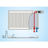 Radiátor KORAD SK 10VKP 900x  500     211W 2xDrziak