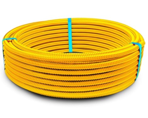 Eurogas TFG trubka DN 15 3/4" (50m)  plyn žltá  AISI 316,   EN 15266:2008