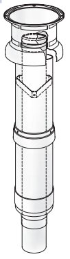 ODK.A5021003 Komin 80, priem.125mm Fe