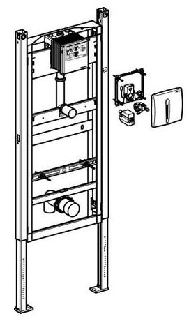 Geberit Duofix pre pisoar HyBasic 230V B