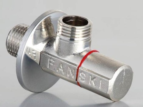 Roh.vent.FANSKI 1/2"x3/8" s filt.a ker.vrš. AP011-T červený Neleštený chrom