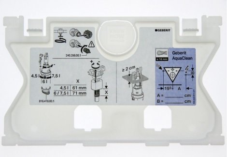 Geberit ochraná doska pre UP320