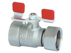 HERZ Vent.guľ.DN20 - 3/4" PN16 vonk.matica 3/4" Motýľ