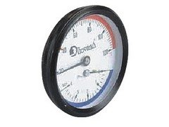 HERZ  Termomanometer D80  0-120°C/0-4bar  1/2" zadný  1411110