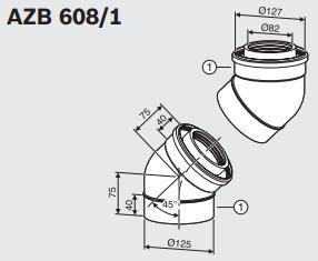 Junkers Bosch AZB 609 T kus s kontr.otvorom