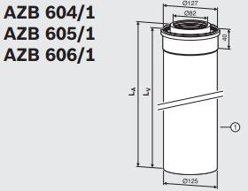 Junkers Bosch AZB 604/1 predlženie 0,5m PP