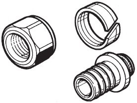 Rehau Rautitan skrut.spoj 20x2,8-G 3/4"