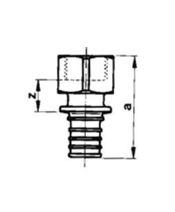 Rehau Rautherm S prechod 17-   1/2" ZD