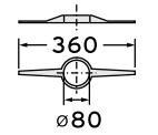 VAILL.drziak rozostupu  (sada-7ks)