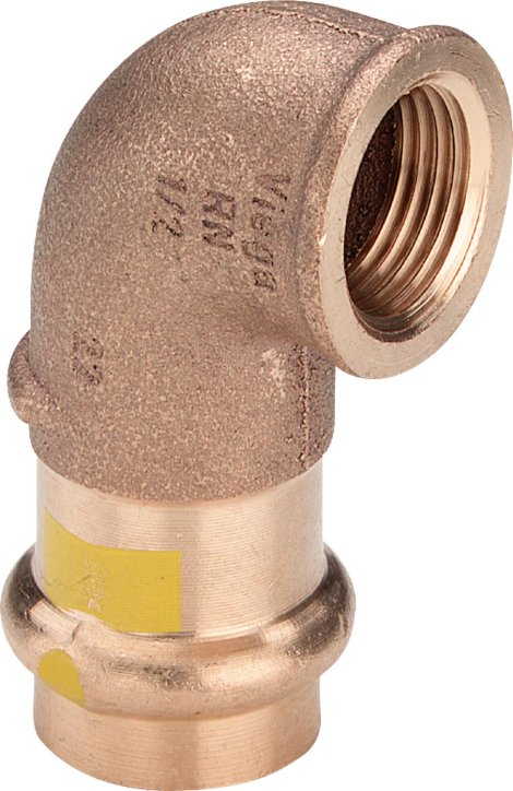 Cu Lis.koleno 90° 2614.2 22x3/4" ZD PLYN