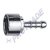 Konc.pre prip.plyn.had.9mm priama 1/2 nikel ZD