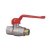 HERZ Vent.guľ.DN20 - 3/4" PN50 MF Páka