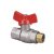 HERZ Vent.guľ.DN32 - 5/4" PN40 MF Motýľ