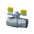 HERZ Vent.guľ.Plyn DN32 - 5/4" PN4 FF M
